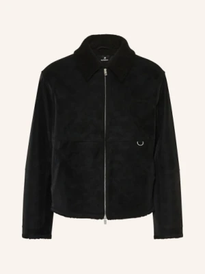 Represent Kurtka Zewnętrzna Imitująca Skórę schwarz