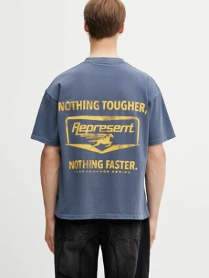 Represent NOTHING FASTER t-shirt męski bawełniany