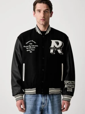 Represent Owners Club Varsity Jacket bomberka z dodatkiem wełny męska
