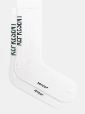 Represent skarpetki Logo Socks 2 Pack 2-pack męskie kolor biały MLM8865.39