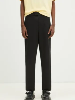 Represent spodnie Smoking Pant męskie kolor czarny w fasonie chinos MLM51009.01