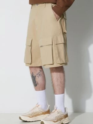 Represent szorty bawełniane Baggy Cotton Cargo Short kolor beżowy MLM715.494