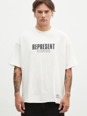 Represent t-shirt bawełniany Godspeed męski kolor beżowy z nadrukiem MLM4222.072