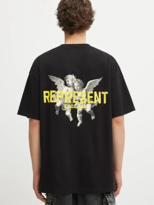 Represent t-shirt bawełniany Legacy Cherubs męski kolor czarny z nadrukiem MLM100369