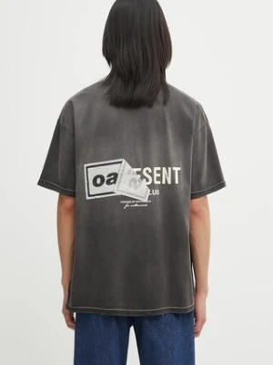 Represent t-shirt bawełniany Oasis Owners Club męski kolor szary z nadrukiem OCM100009