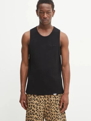 Represent t-shirt bawełniany Waffle Vest kolor czarny MLM4186.01