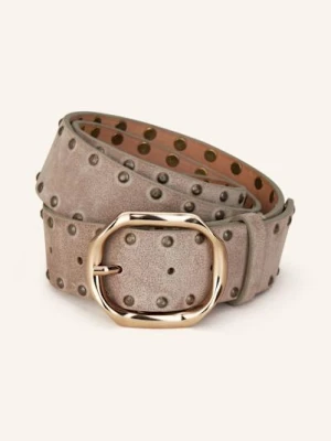 Reptile's House Kurtka Skórzana Cathy Z Ćwiekami beige