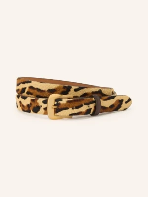 Reptile's House Pasek Skórzany beige