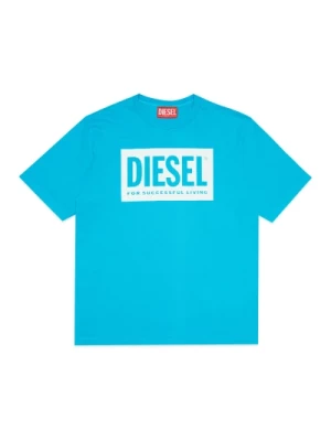 Rescent Jersey T-shirt z logo Diesel
