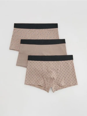 Reserved - 3 pack bokserek Classic - beżowy