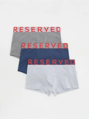 Reserved - 3 pack bokserek Classic - ciemnoszary