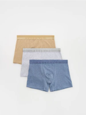 Reserved - 3 pack bokserek Long - beżowy