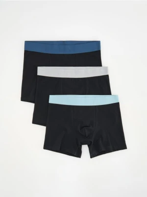 Reserved - 3 pack bokserek Long - czarny