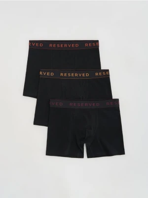 Reserved - 3 pack bokserek Long - czarny