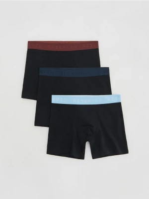 Reserved - 3 pack bokserek Long - czarny