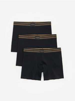 Reserved - 3 pack bokserek Long - czarny