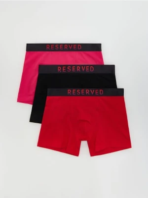 Reserved - 3 pack bokserek Long - czerwony