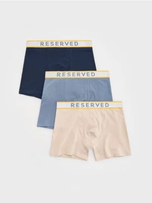 Reserved - 3 pack bokserek Long - granatowy