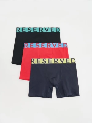 Reserved - 3 pack bokserek Long - granatowy
