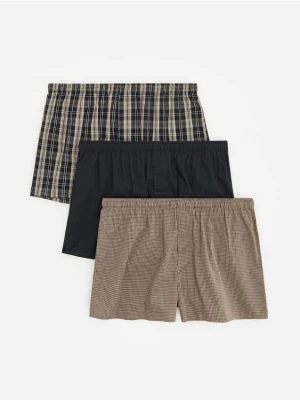 Reserved - 3 pack bokserek Loose - czarny