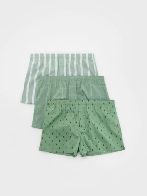 Reserved - 3 pack bokserek Loose - jasnozielony