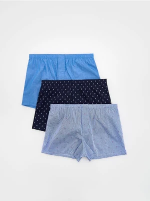 Reserved - 3 pack bokserek Loose - niebieski
