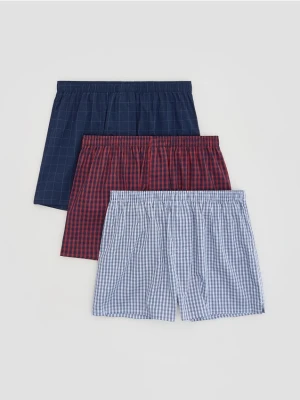 Reserved - 3 pack bokserek Loose - niebieski
