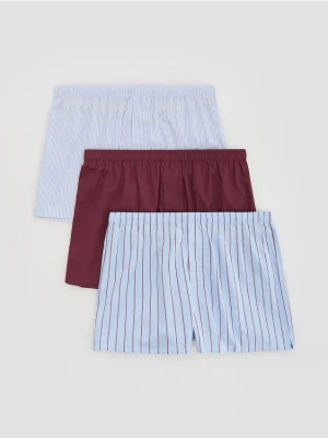Reserved - 3 pack bokserek Loose - niebieski