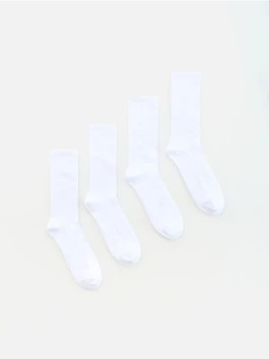 Zdjęcie produktu Reserved - 4 pack długich skarpet - biały