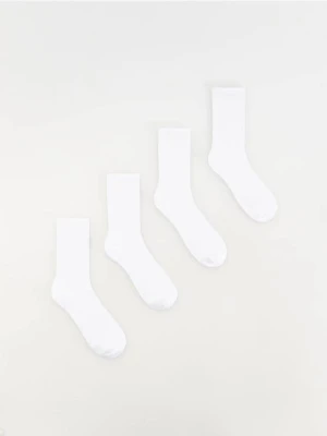Reserved - 4 pack skarpet - biały