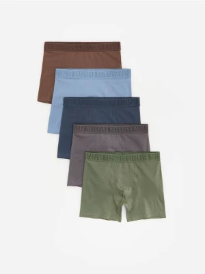 Reserved - 5 pack bokserek Long - brązowy