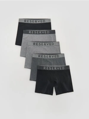 Reserved - 5 pack bokserek Long - ciemnoszary