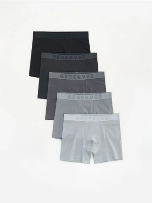 Reserved - 5 pack bokserek Long - ciemnoszary