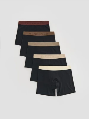 Reserved - 5 pack bokserek Long - czarny