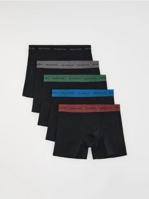 Reserved - 5 pack bokserek Long - czarny