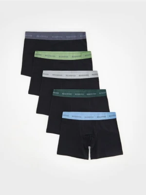 Reserved - 5 pack bokserek Long - czarny