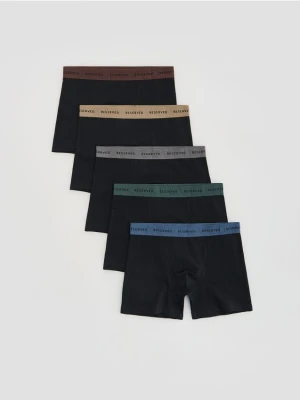 Reserved - 5 pack bokserek Long - czarny