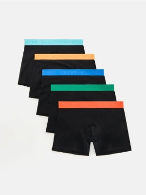 Reserved - 5 pack bokserek Long - czarny