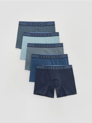 Reserved - 5 pack bokserek Long - granatowy
