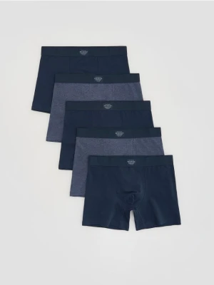 Reserved - 5 pack bokserek Long - granatowy