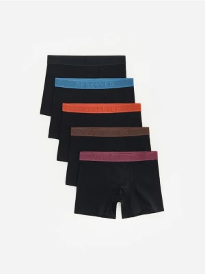 Reserved - 5 pack bokserek Long - granatowy