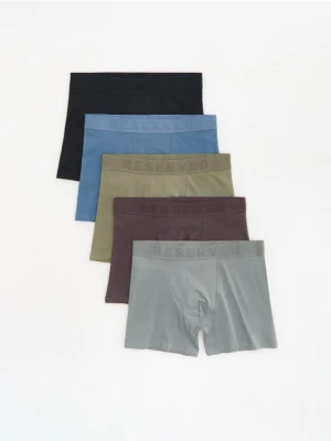 Reserved - 5 pack bokserek Long - oliwkowy