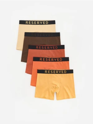 Reserved - 5 pack bokserek Long - pomarańczowy