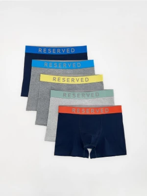 Reserved - 5 pack bokserek Long - szary