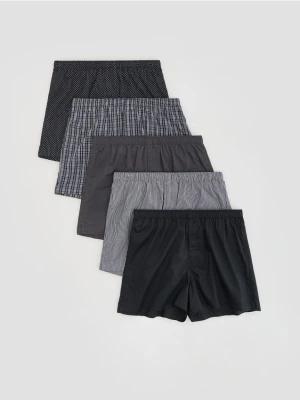 Reserved - 5 pack bokserek Loose - ciemnoszary
