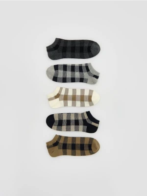 Reserved - 5 pack skarpet - beżowy