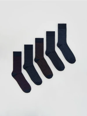 Reserved - 5 pack skarpet - granatowy