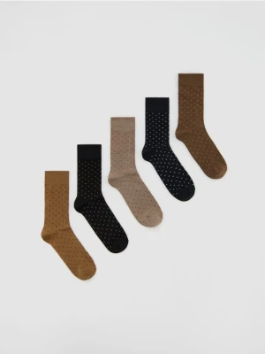 Reserved - 5 pack skarpet męskich - beżowy