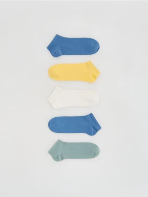 Reserved - 5 pack skarpet - musztardowy