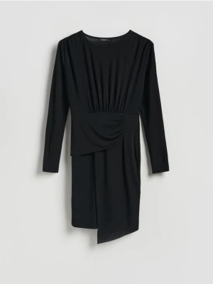 Reserved - Asymetryczna sukienka - czarny